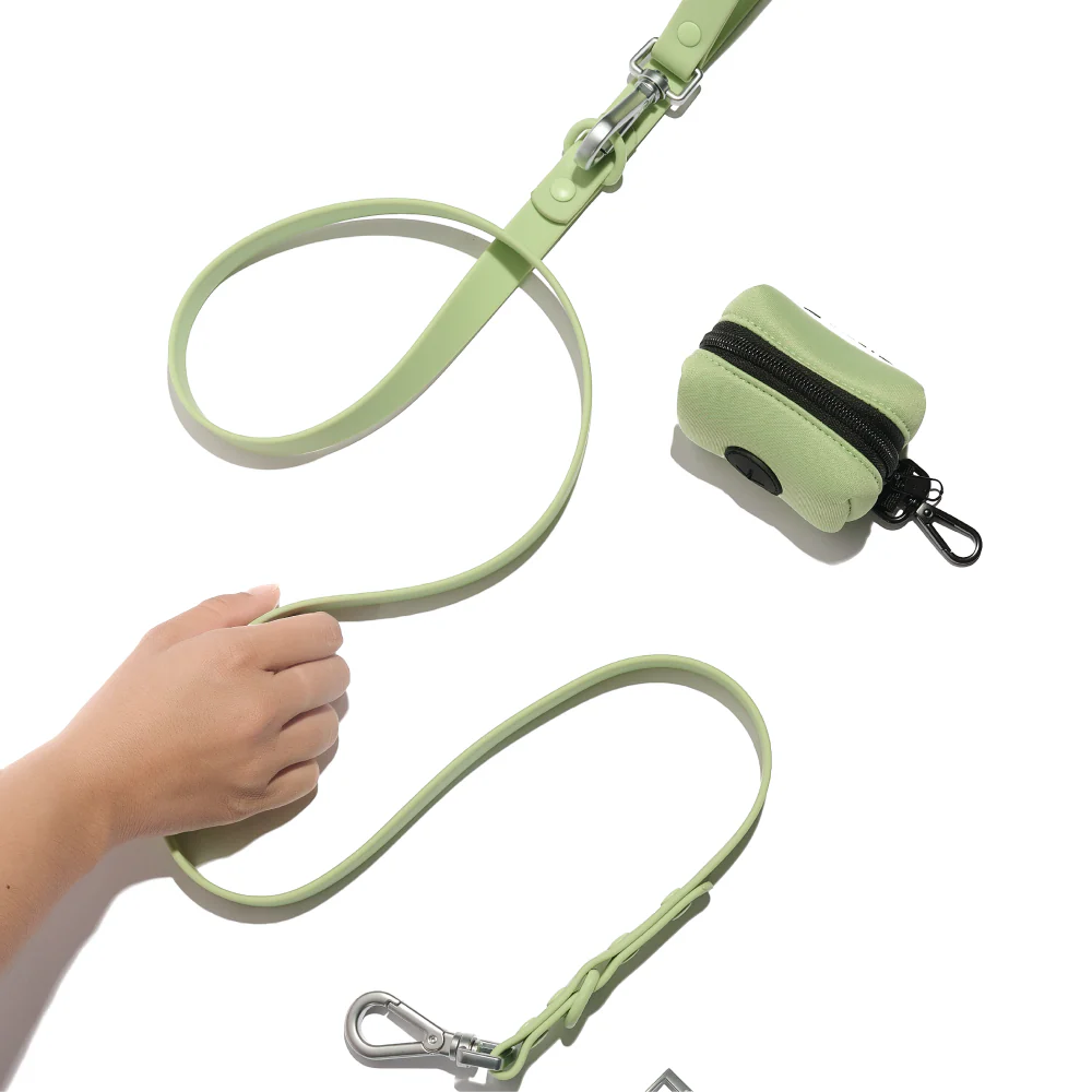 Furry & Co Poop Bag Holder for Dogs (Matcha Latte) - Image 2