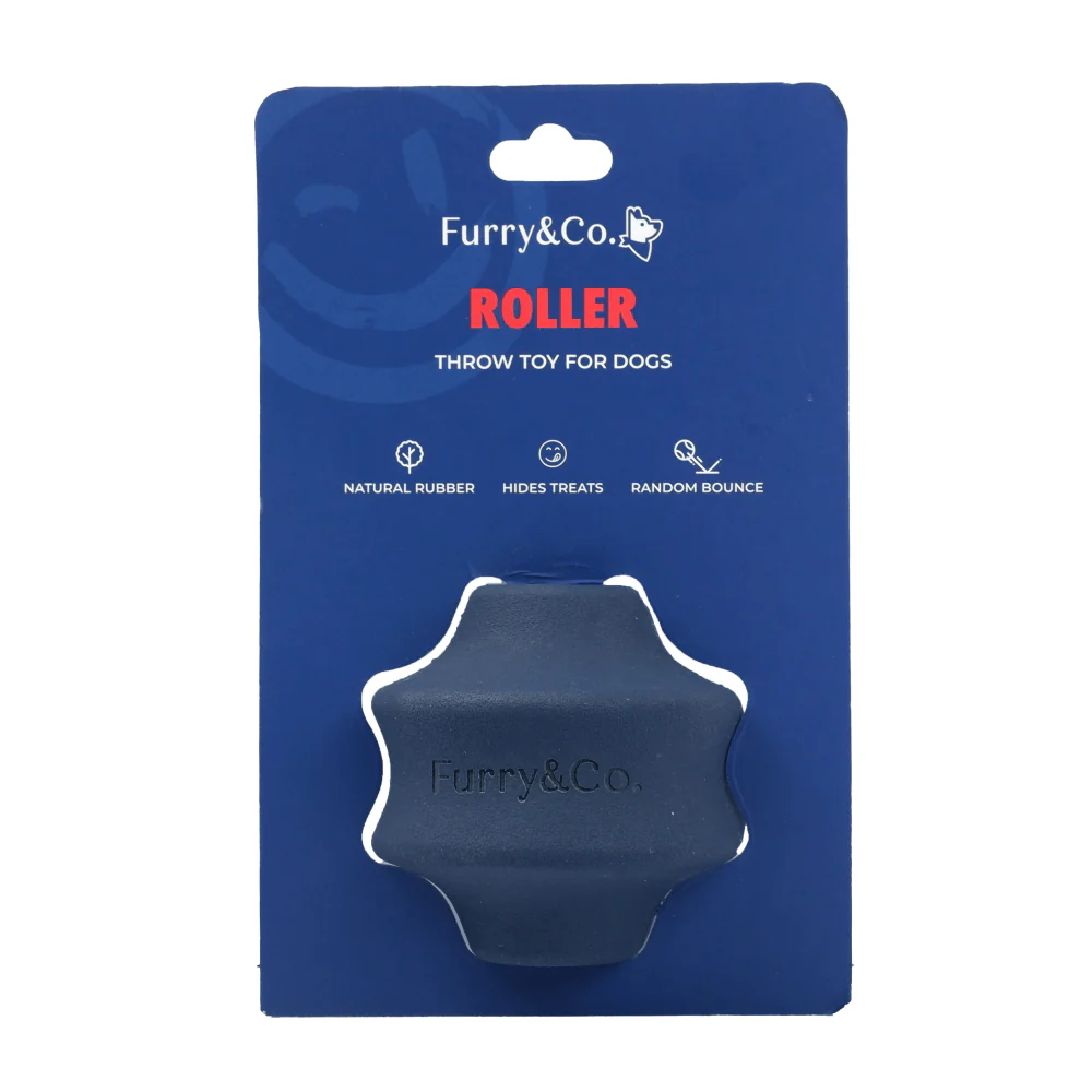 Furry & Co Roller Toy for Dogs (Indigo Blue) - Image 10