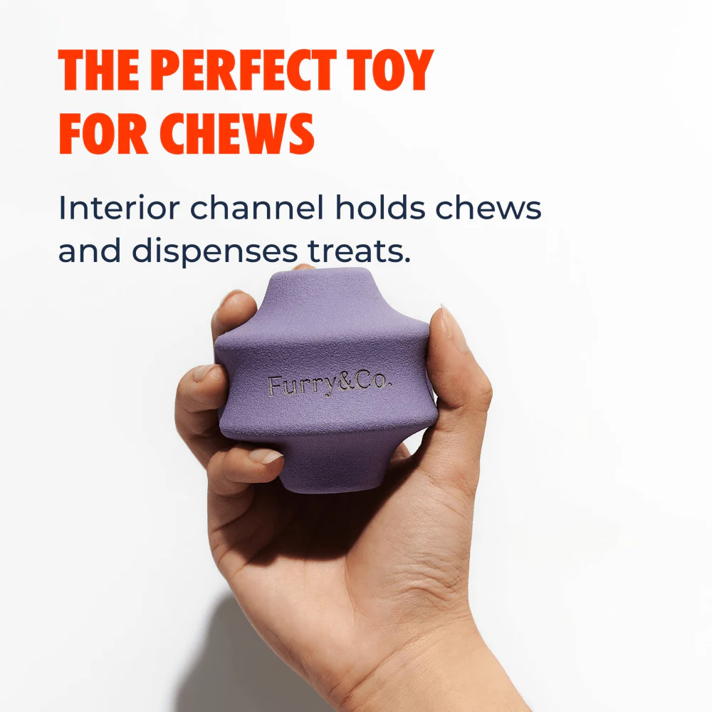 Furry & Co Roller Toy for Dogs (Lilac) - Image 4