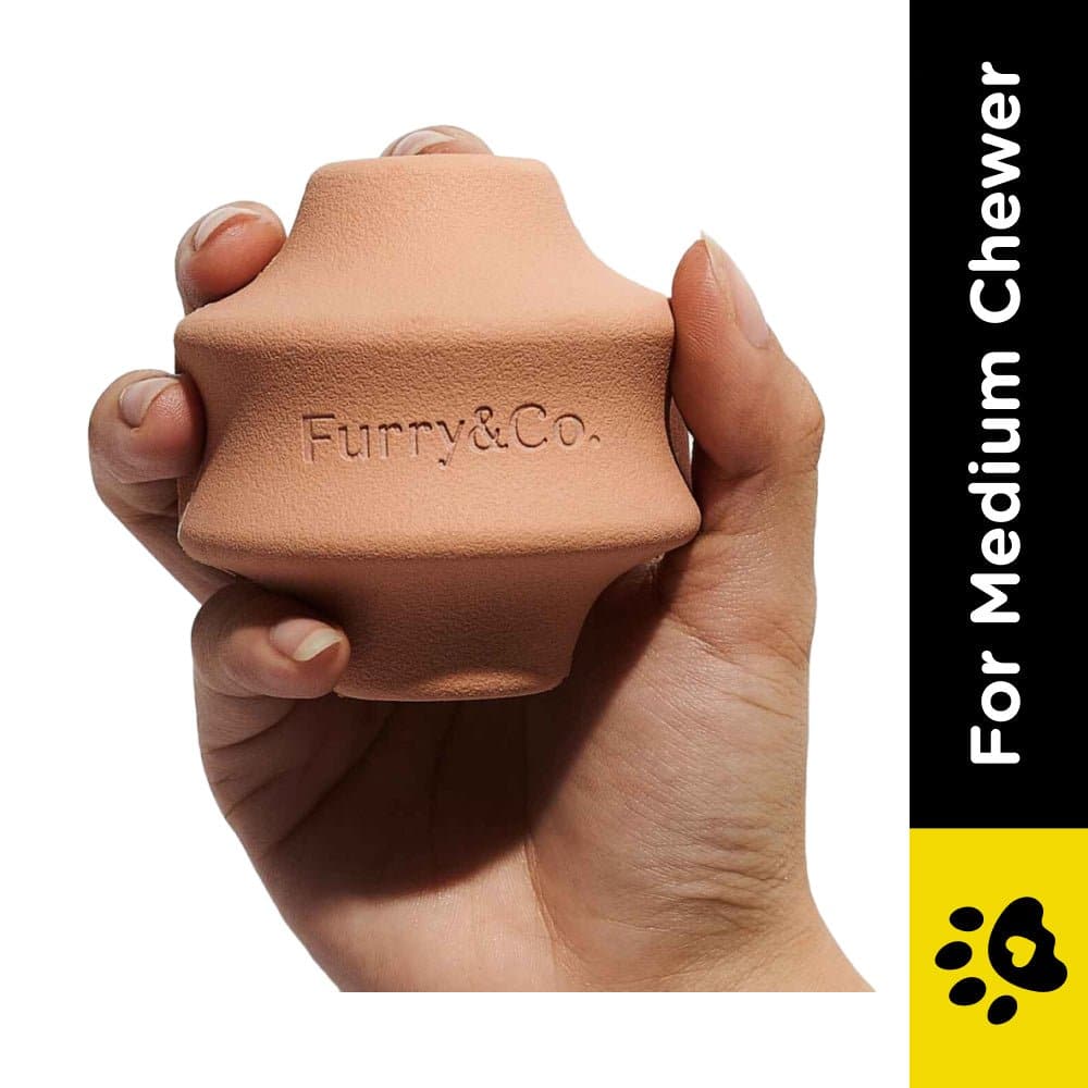 Furry & Co Roller Toy for Dogs (Tan) - Image 2