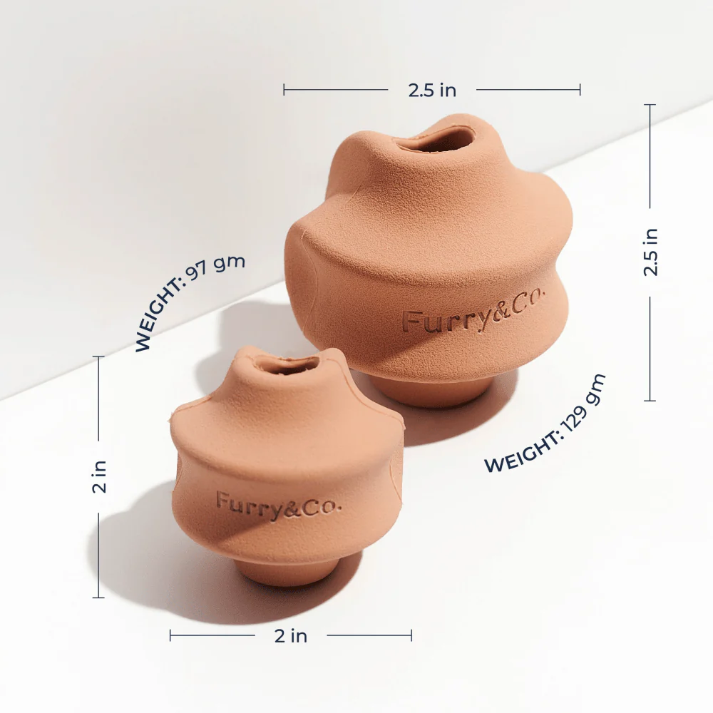 Furry & Co Roller Toy for Dogs (Tan) - Image 3