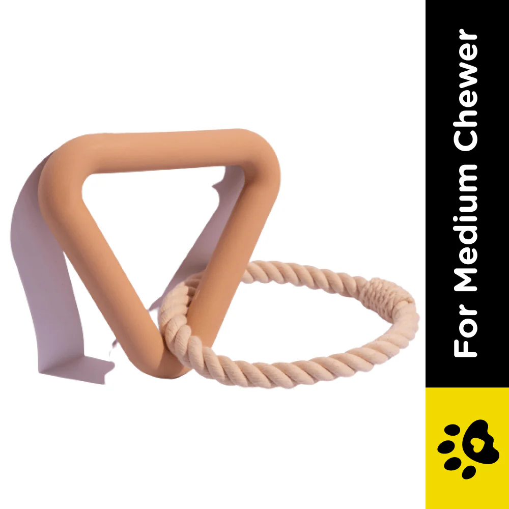 Furry & Co Tuggers Toy for Dogs (Tan) - Image 2