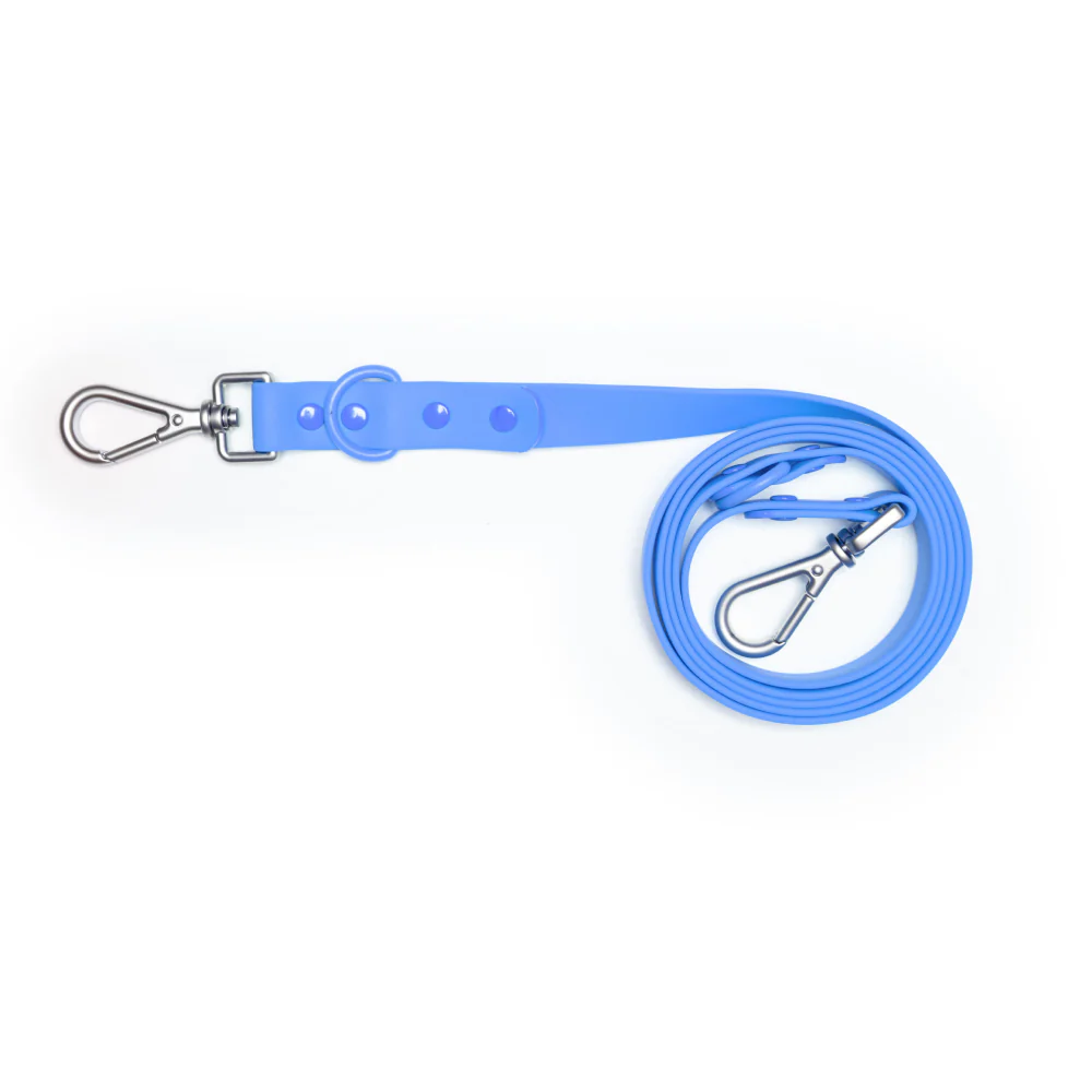 Furry & Co Weatherproof Collar and Leash for Dogs Combo (Everest Blue) - M - Image 9