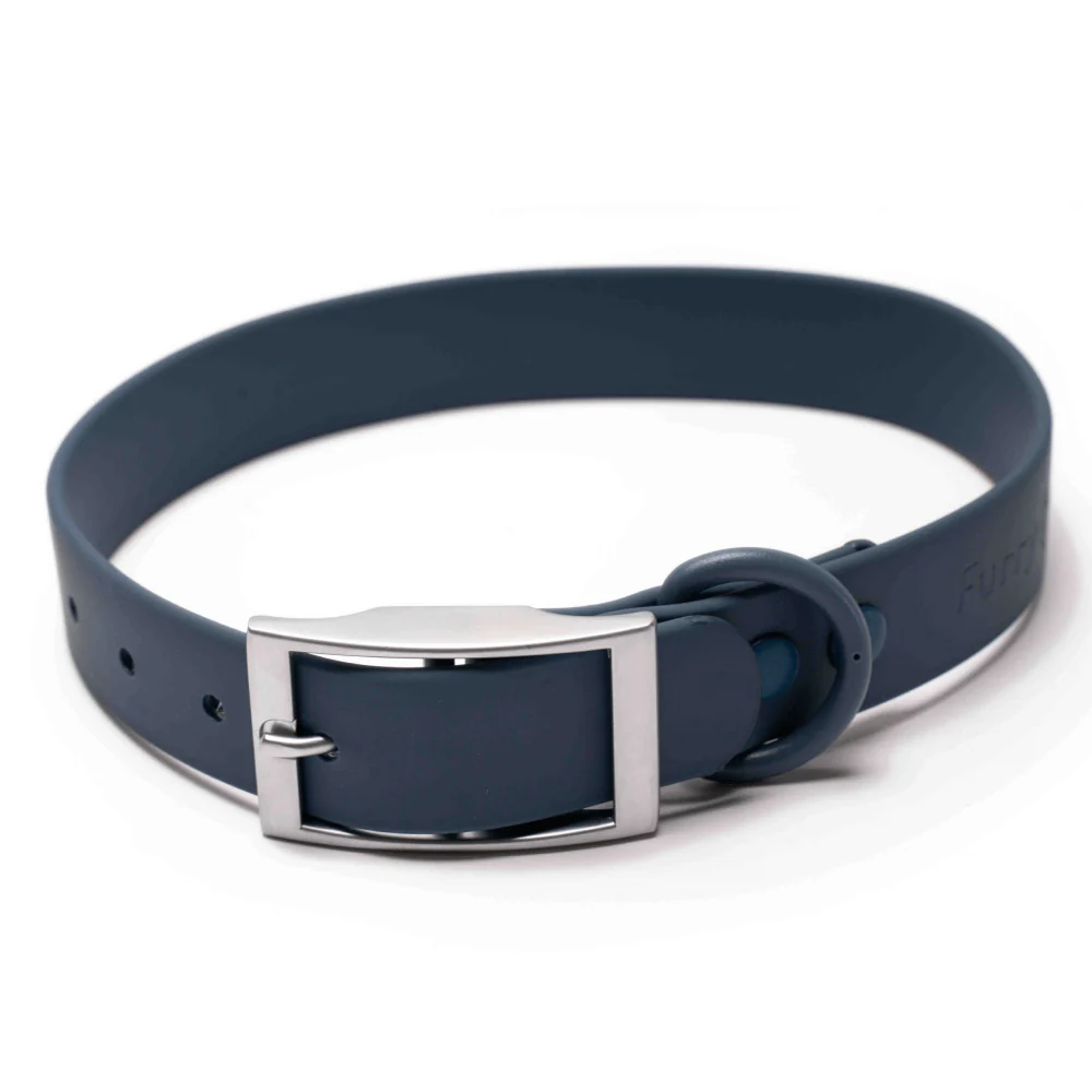 Furry & Co Weatherproof Collar for Dogs (Indigo Blue) - Image 9