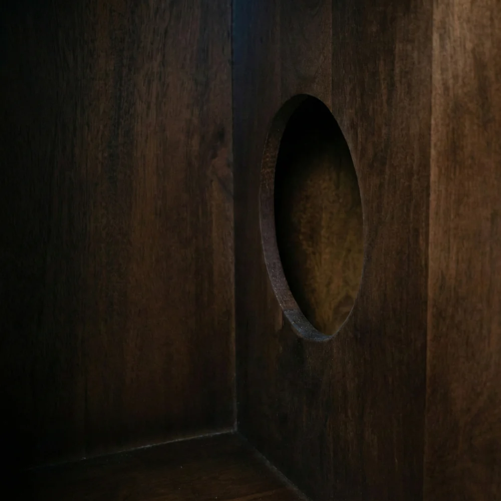 FurryLiving Paco Litter Cabinet for Cats (Dark Brown) - Image 4