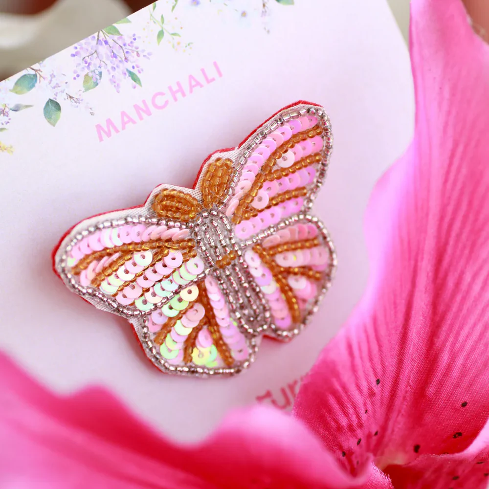 Furry Tales Manchali Butterfly Handcrafted Brooch - Image 2