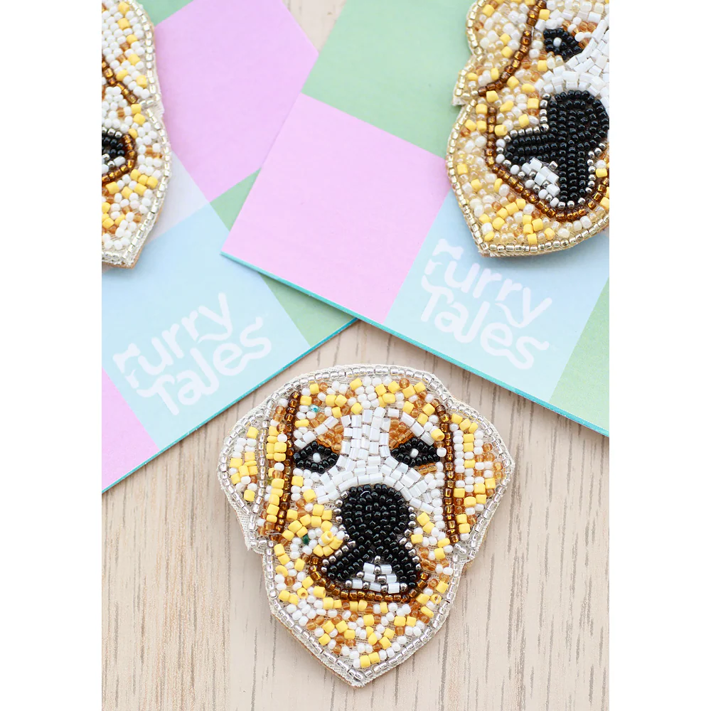 Furry Tales Romeo Labrador Handcrafted Brooch - Image 2