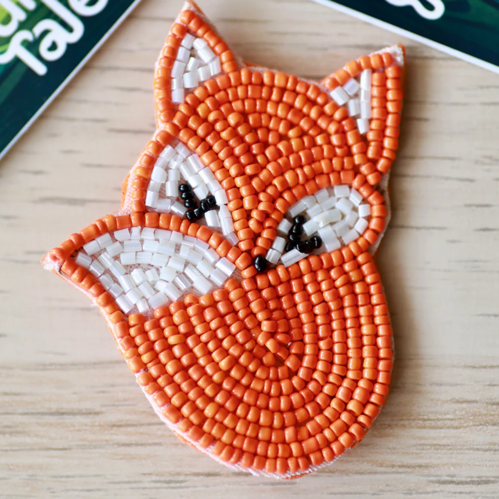 Furry Tales Roxy Fox Handcrafted Brooch - Image 2