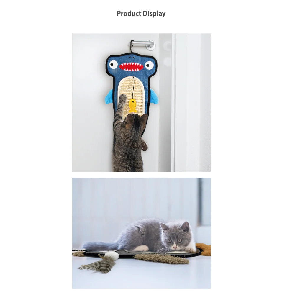 GiGwi Cat Scratcher with Catnip Owl Toy for Cats (Brown) - Image 8