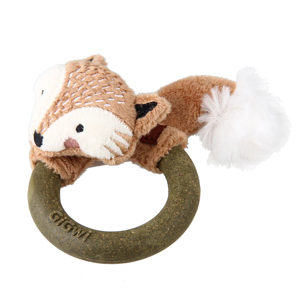 GiGwi Catch and Scratch Eco Line Fox Toy for Cats - Image 13