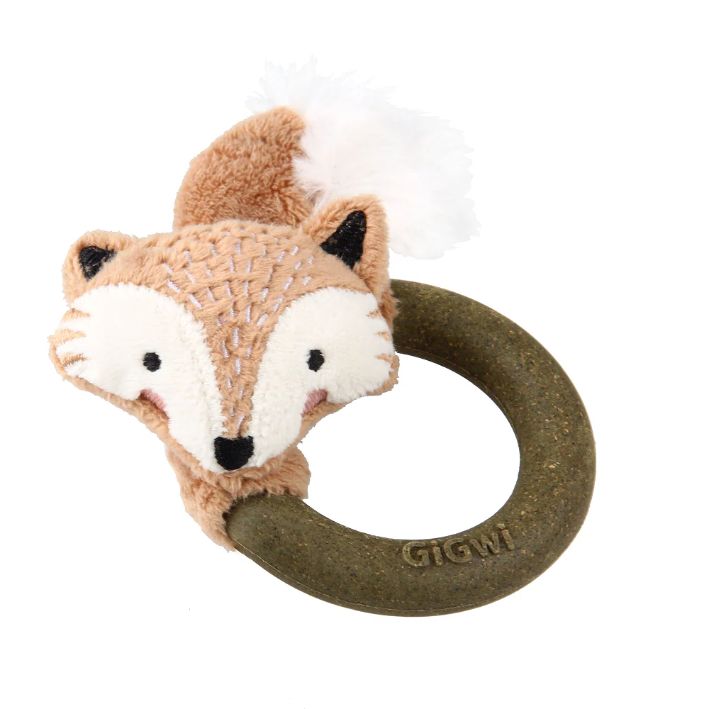 GiGwi Catch and Scratch Eco Line Fox Toy for Cats - Image 14
