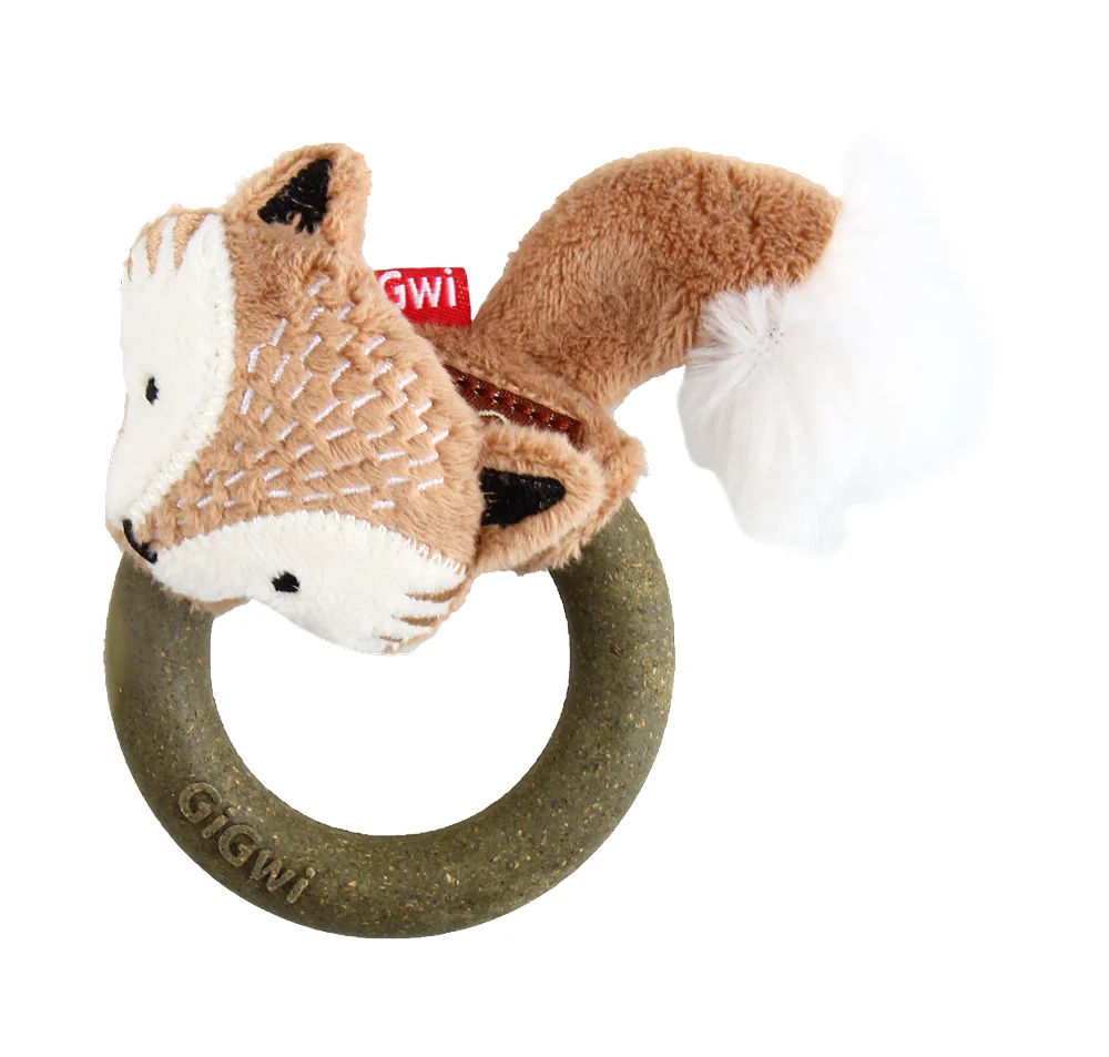 GiGwi Catch and Scratch Eco Line Fox Toy for Cats - Image 9
