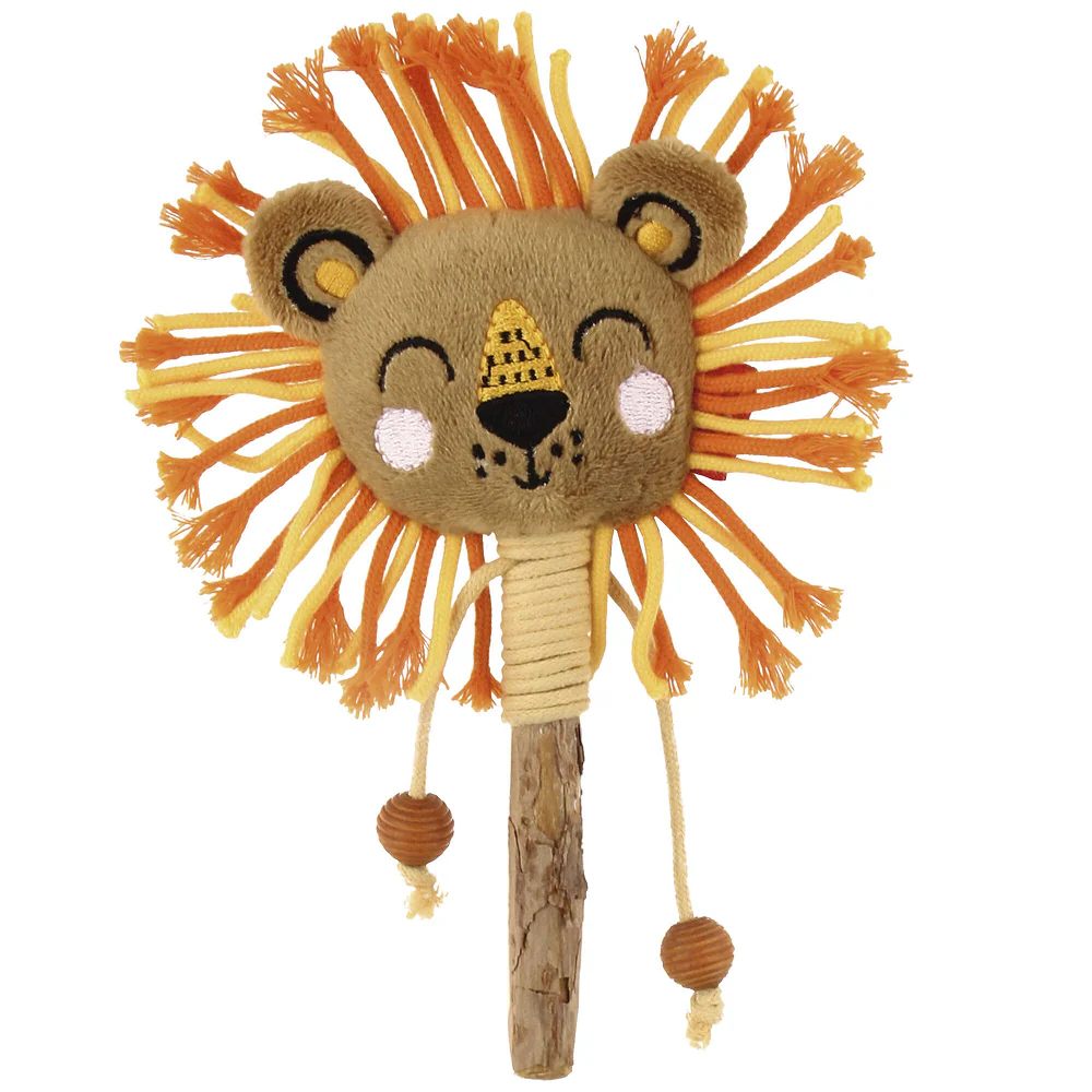 GiGwi Catch and Scratch Eco Line Lion Toy for Cats - Image 11