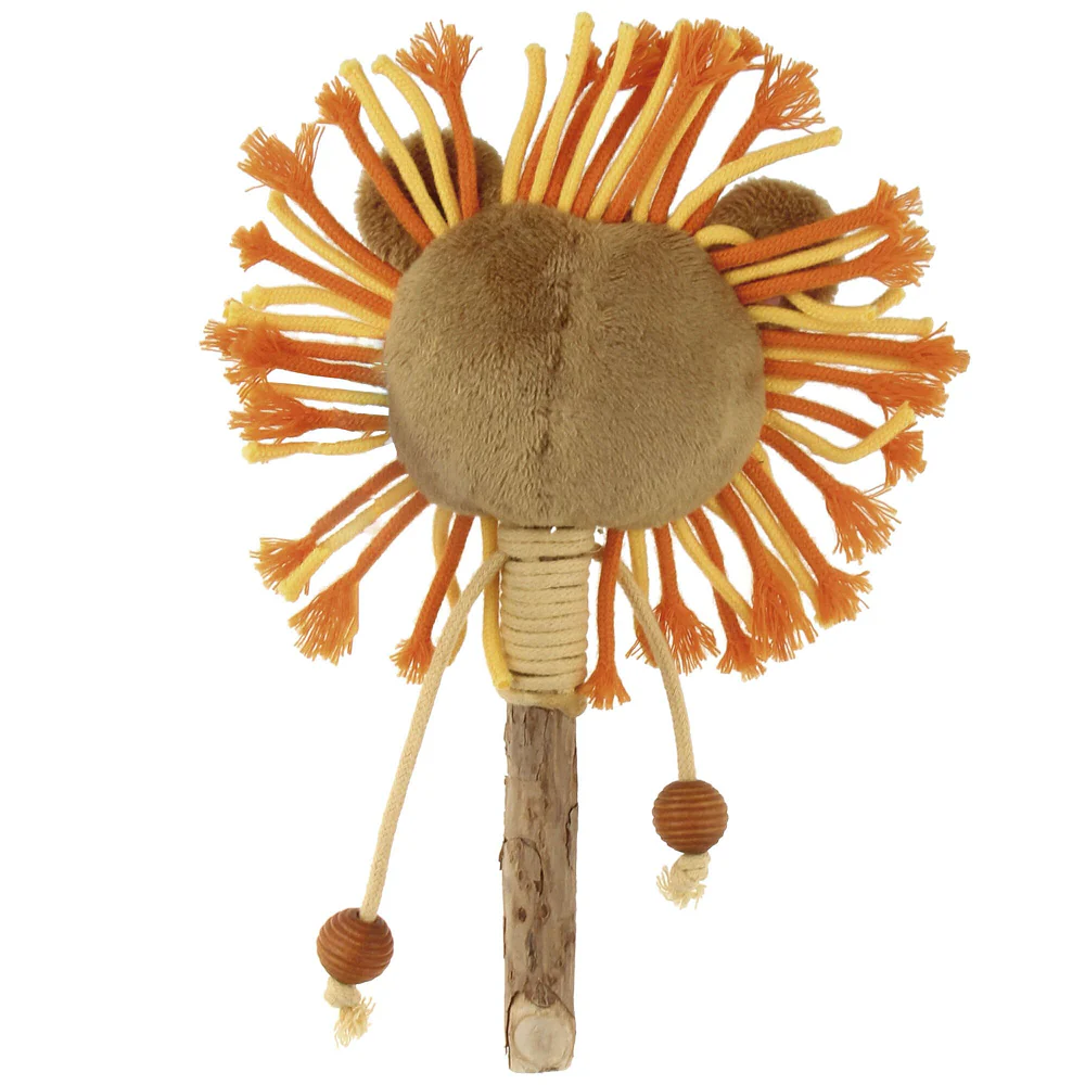 GiGwi Catch and Scratch Eco Line Lion Toy for Cats - Image 2