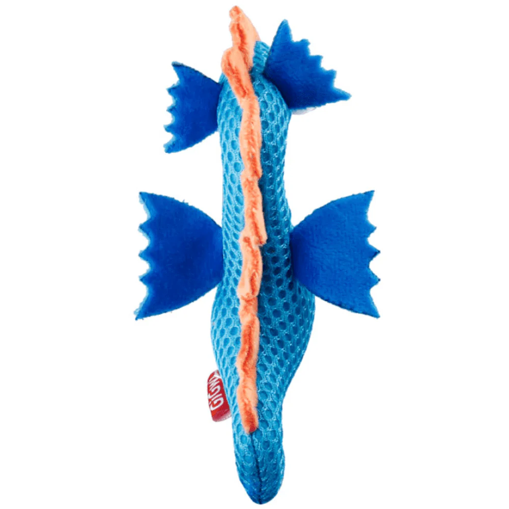 GiGwi Dental Mesh Seahorse Toy for Cats (Blue) - Image 5