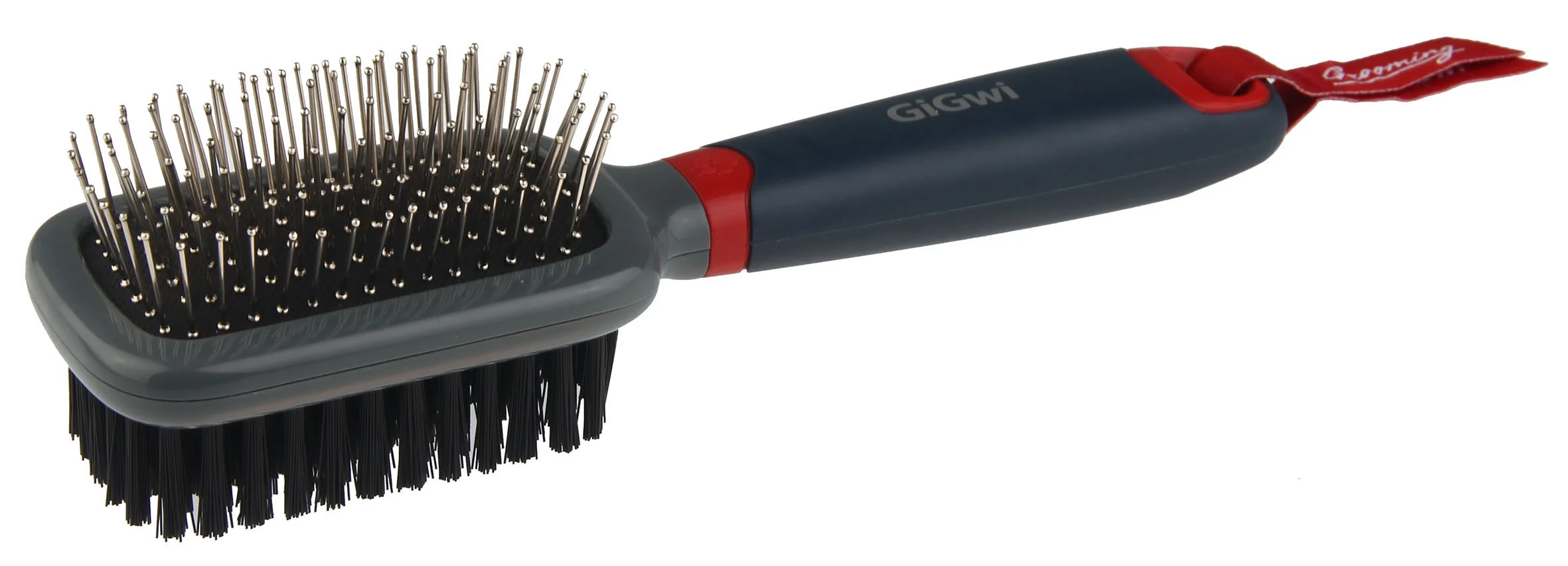 GiGwi Double Sided Brush with Bristles and Pins for Dogs and Cats (Black) - Image 10