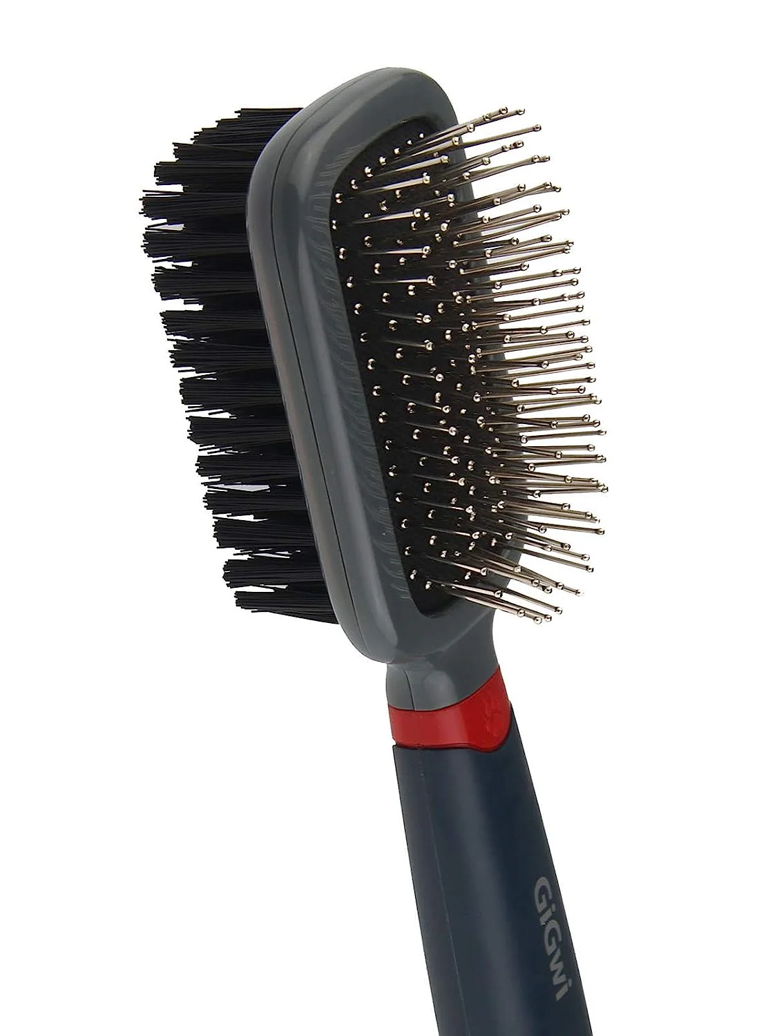 GiGwi Double Sided Brush with Bristles and Pins for Dogs and Cats (Black) - Image 12