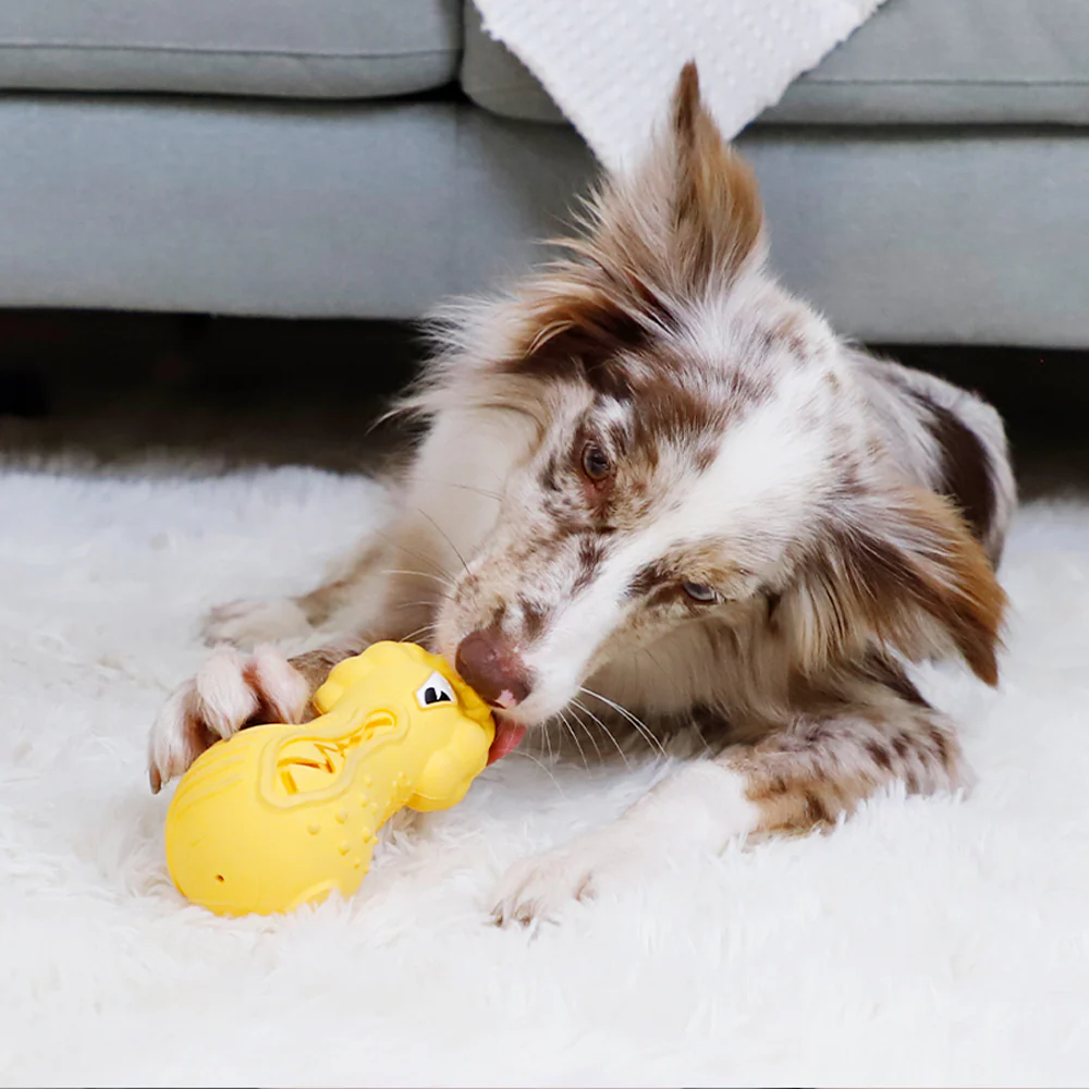 GiGwi Dumbbell Lion Heads Toy for Dogs (Yellow) - Image 11