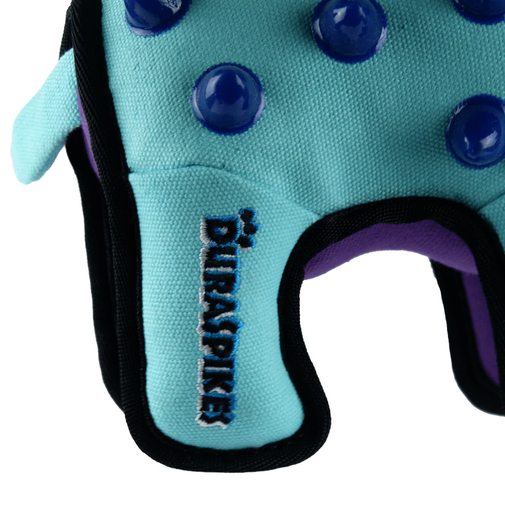 GiGwi Duraspikes Extra Durable Elephant Toy for Dogs (Light Blue) | For Medium Chewers - Image 5