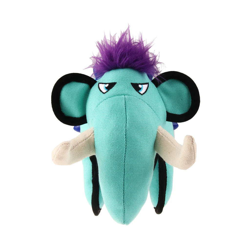 GiGwi Duraspikes Extra Durable Elephant Toy for Dogs (Light Blue) | For Medium Chewers - Image 7