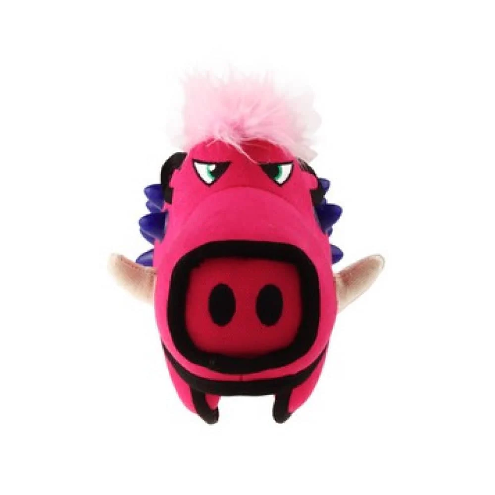 GiGwi Duraspikes Extra Durable Wild Boar Toy for Dogs (Rose) - Image 4