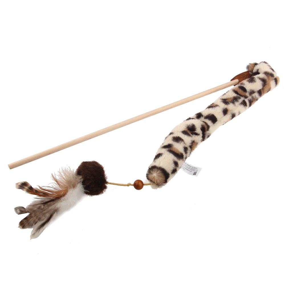GiGwi Feather Teaser Eco Line Plush Tail Toy for Cats - Image 10