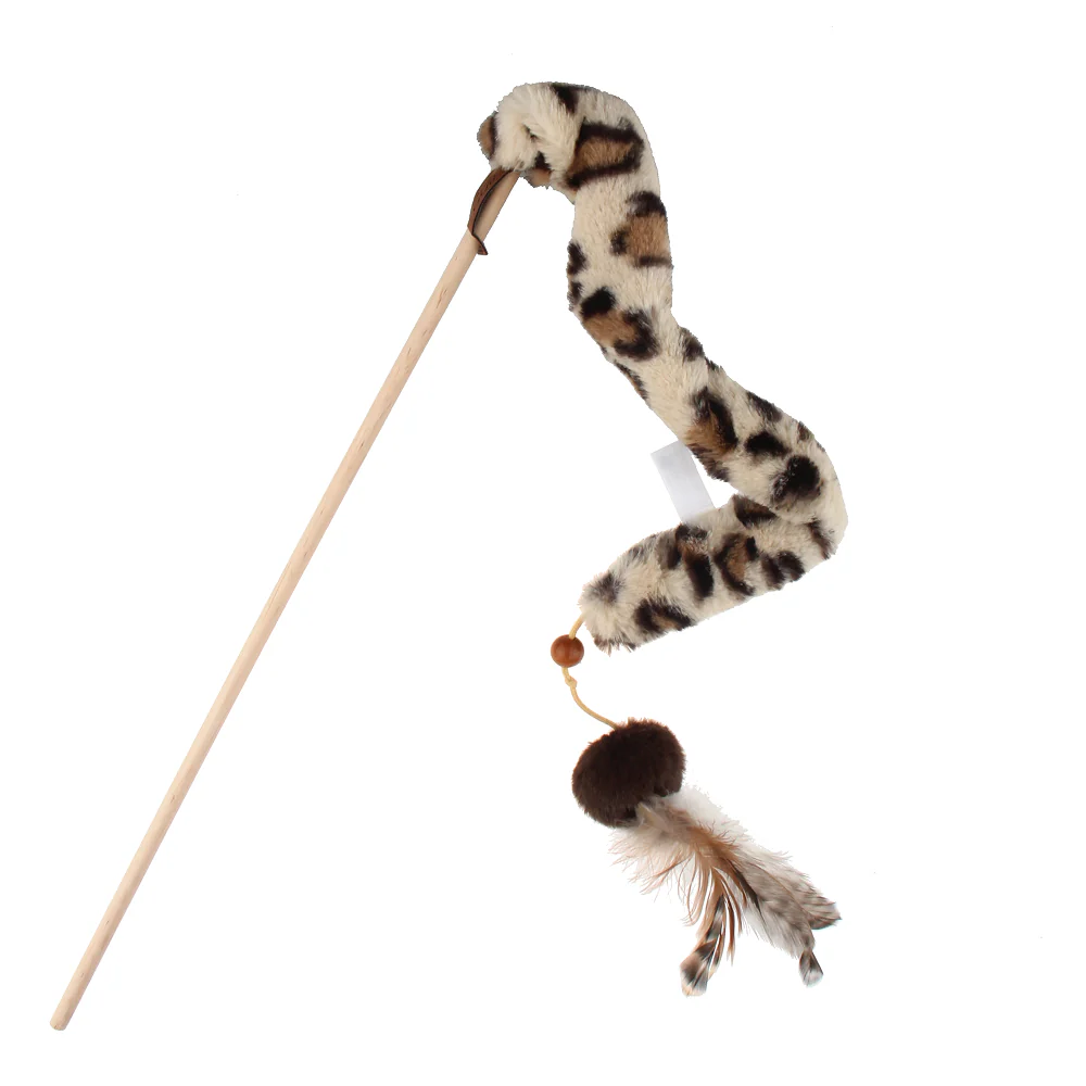 GiGwi Feather Teaser Eco Line Plush Tail Toy for Cats - Image 16