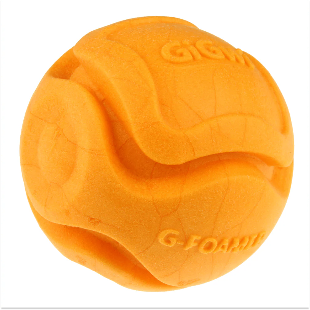 GiGwi G Foamer Ball Toy for Dogs (Orange) - Image 3