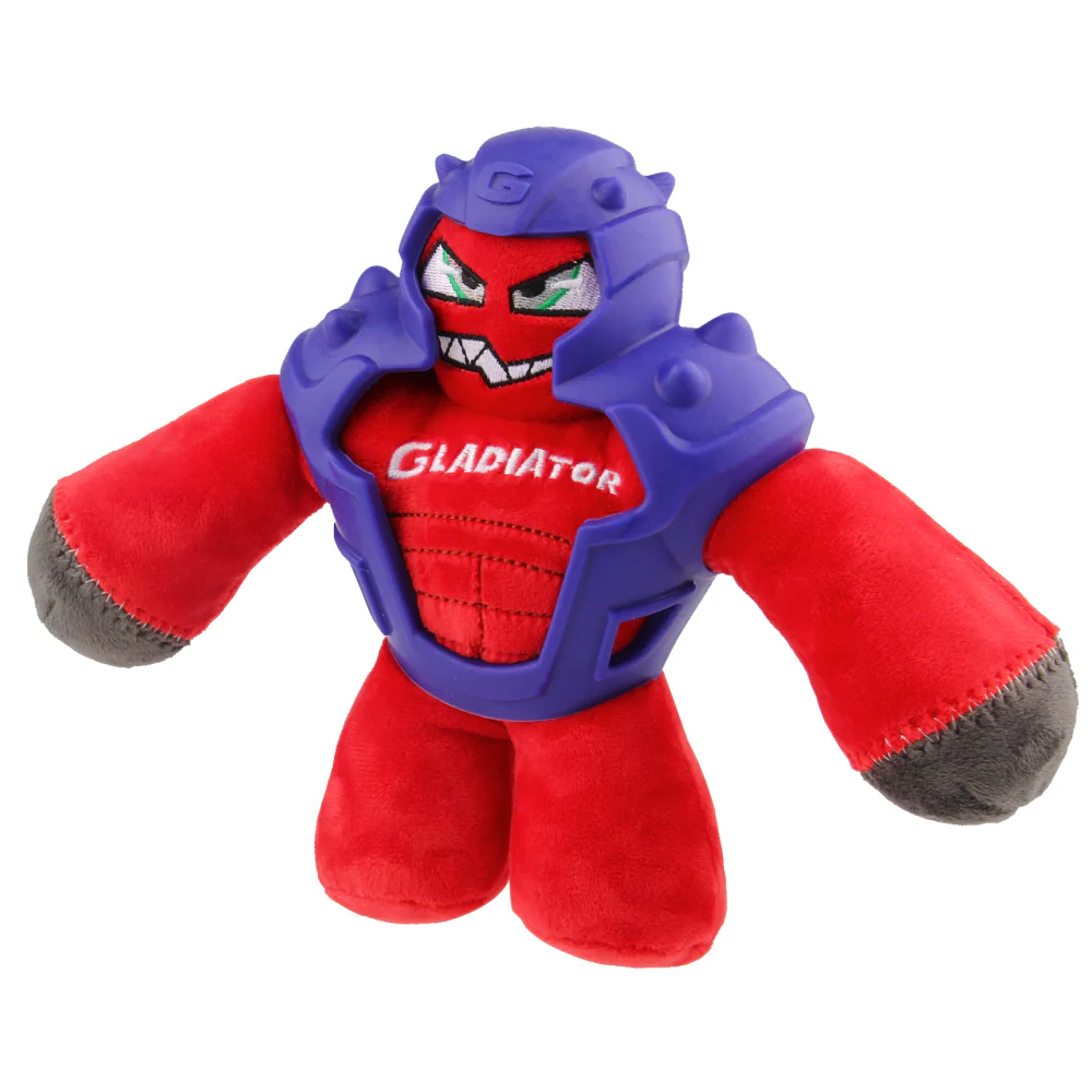 GiGwi Gladiator with Squeaker Inside Toy for Dogs (Red) - Image 4