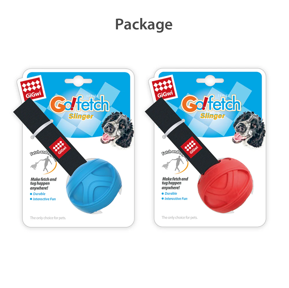 GiGwi Go! Fetch Slinger Ball Toy for Dogs (Blue) - Image 7