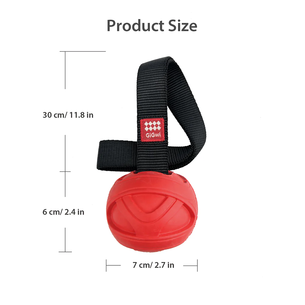 GiGwi Go! Fetch Slinger Ball Toy for Dogs (Red) - Image 2