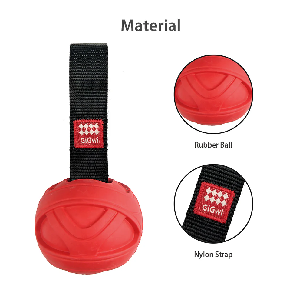 GiGwi Go! Fetch Slinger Ball Toy for Dogs (Red) - Image 3