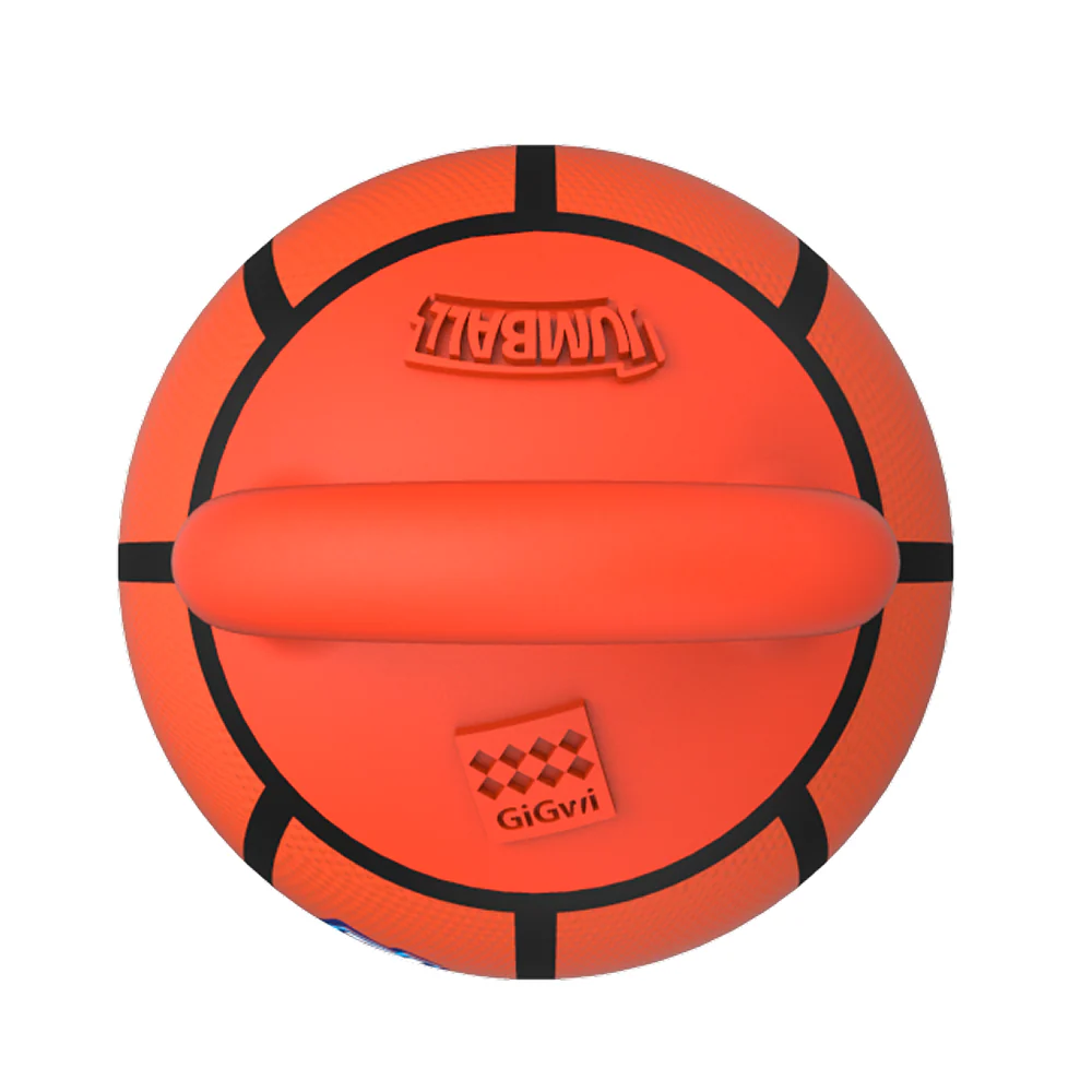 GiGwi JUMBALL Basketball Toy for Dogs (Orange) - Image 5