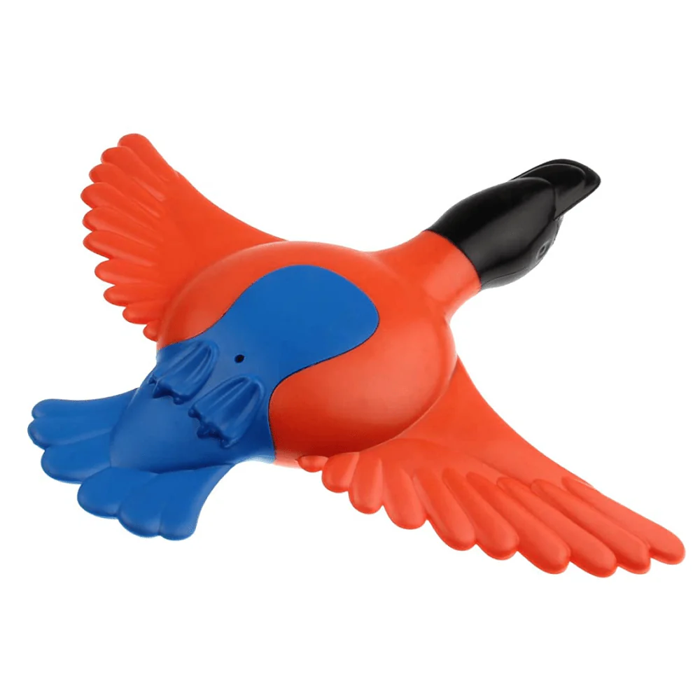 GiGwi Lets Fly Duck Squeaky TPR Toy for Dogs (Orange/Blue) - Image 4