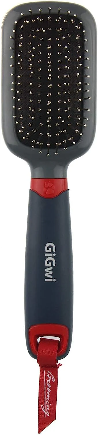 GiGwi Massage Brush With Pins For Dogs and Cats (Black) - Image 2