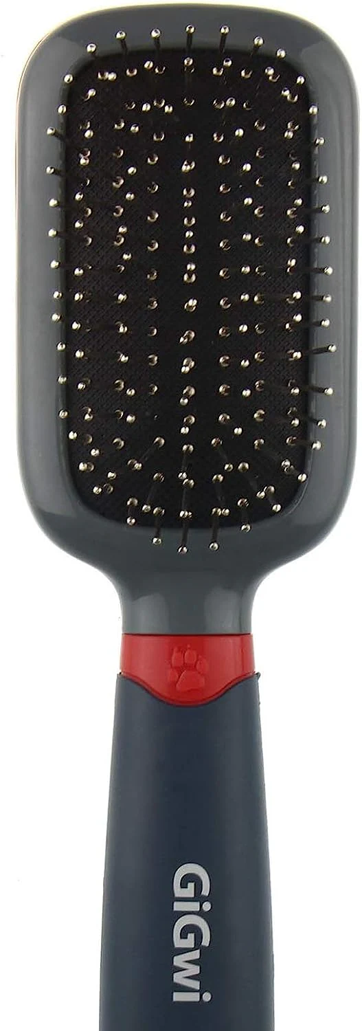 GiGwi Massage Brush With Pins For Dogs and Cats (Black) - Image 7