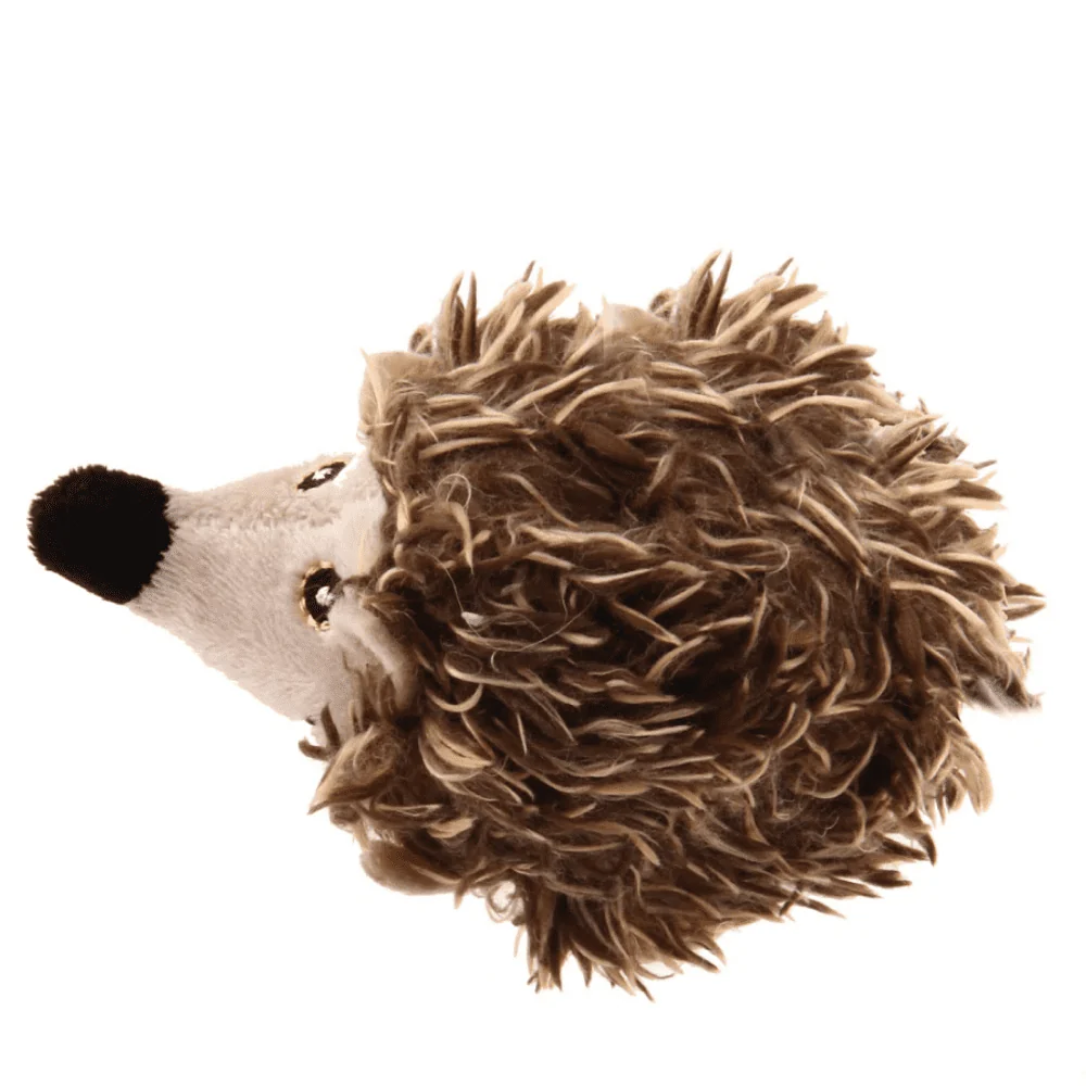 GiGwi Melody Chaser with Motion Activated Sound Chip Hedgedog Toy for Cats (Brown) - Image 2