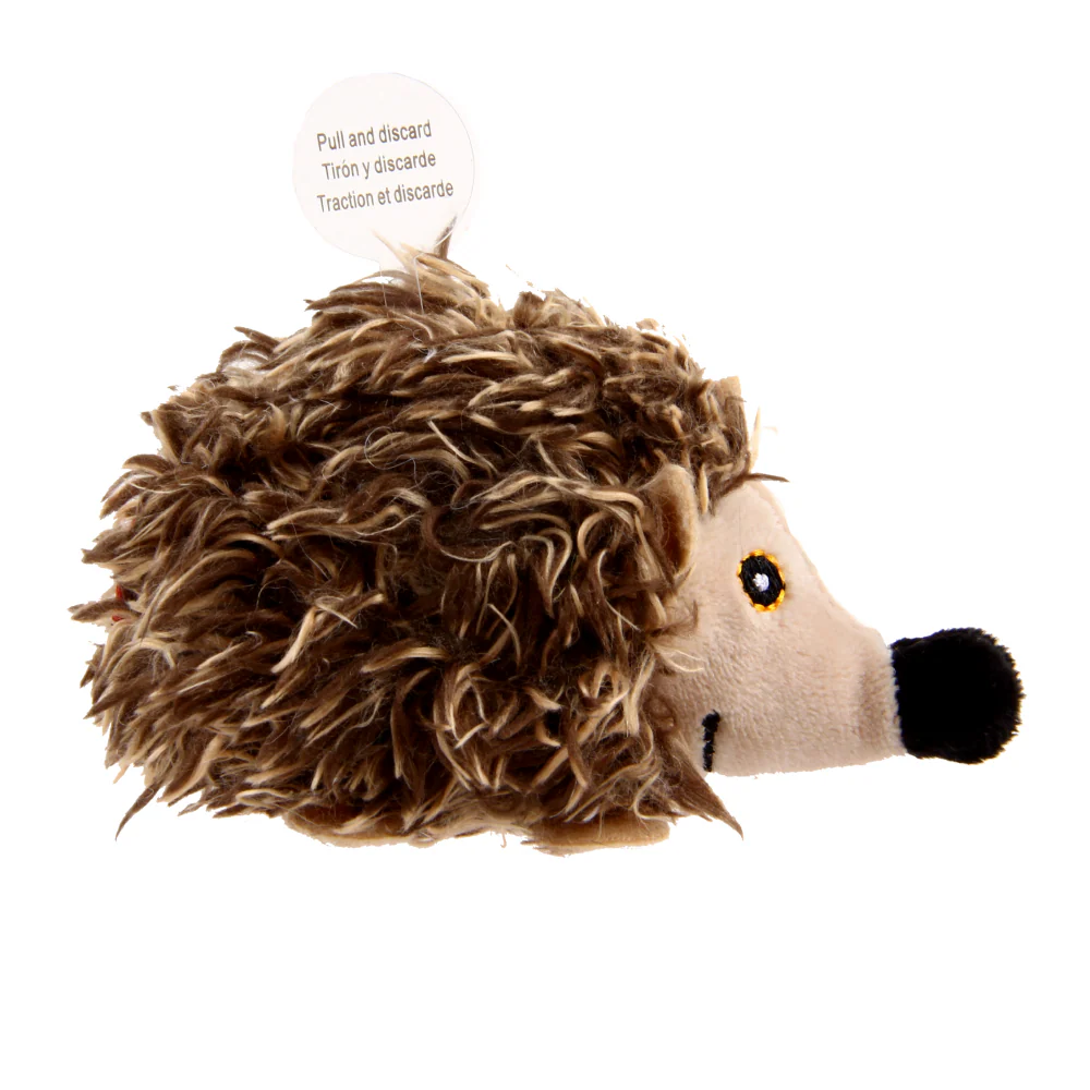 GiGwi Melody Chaser with Motion Activated Sound Chip Hedgedog Toy for Cats (Brown) - Image 5