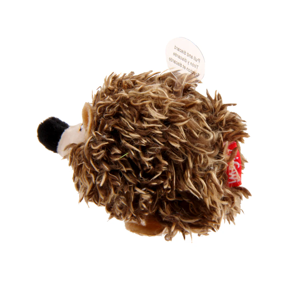 GiGwi Melody Chaser with Motion Activated Sound Chip Hedgedog Toy for Cats (Brown) - Image 6