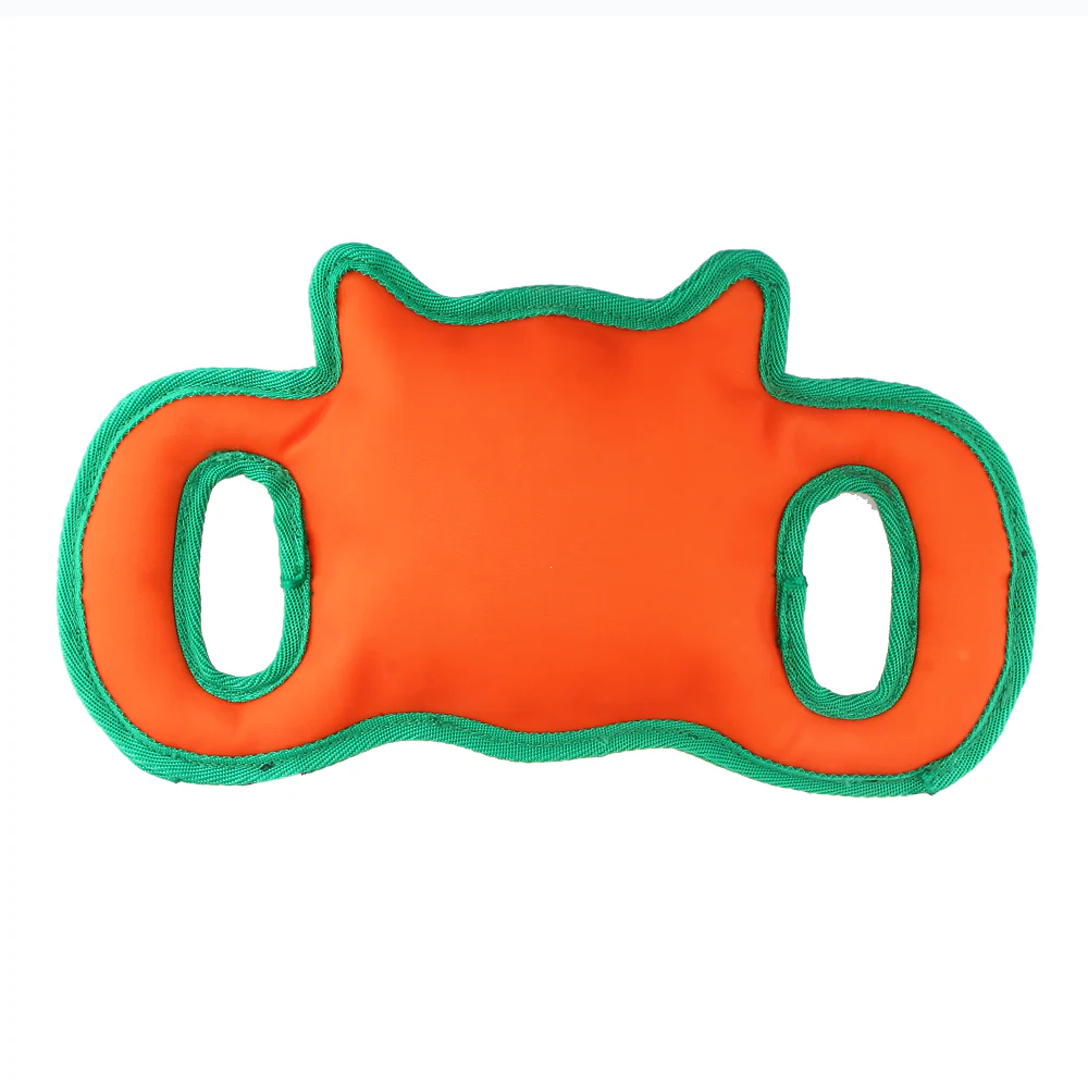 GiGwi Mighty Challenge Tiger Toy for Dogs (Orange/Blue) - Image 8