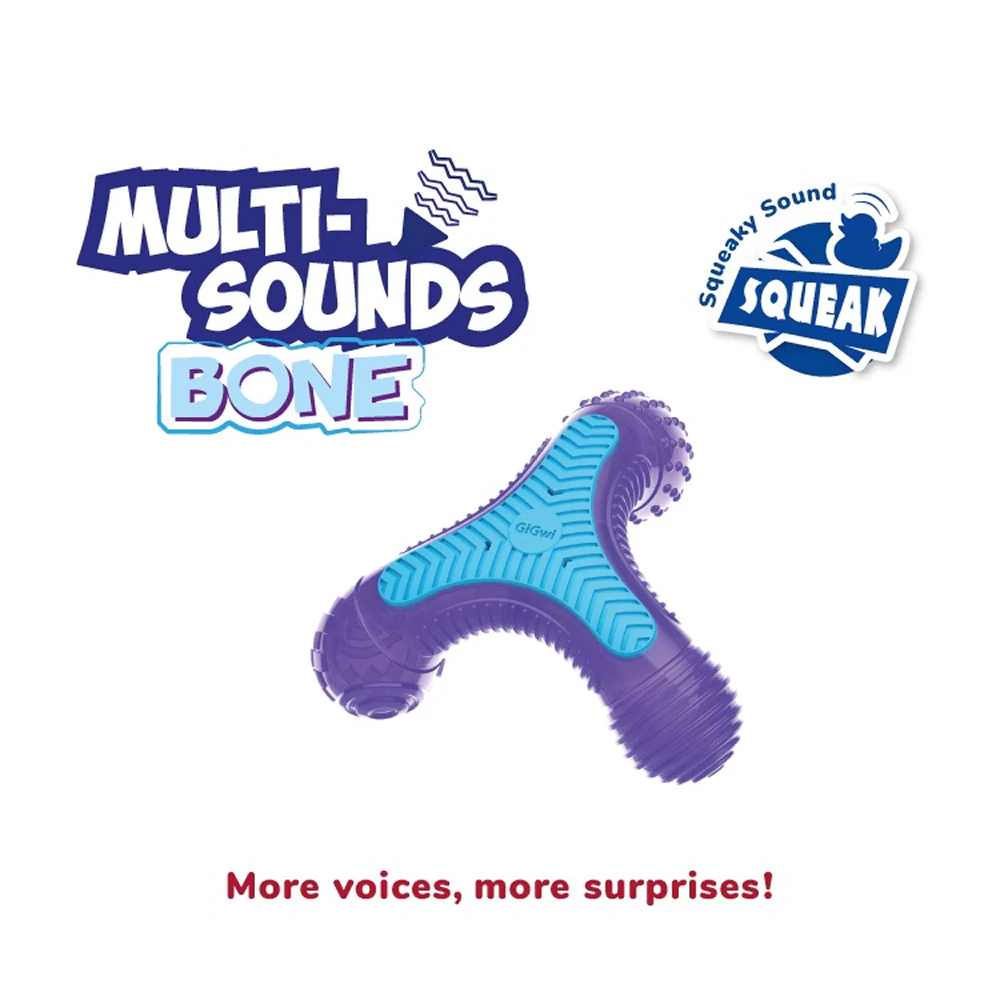 GiGwi Multi-Sounds Bone Toy for Dogs - Image 3