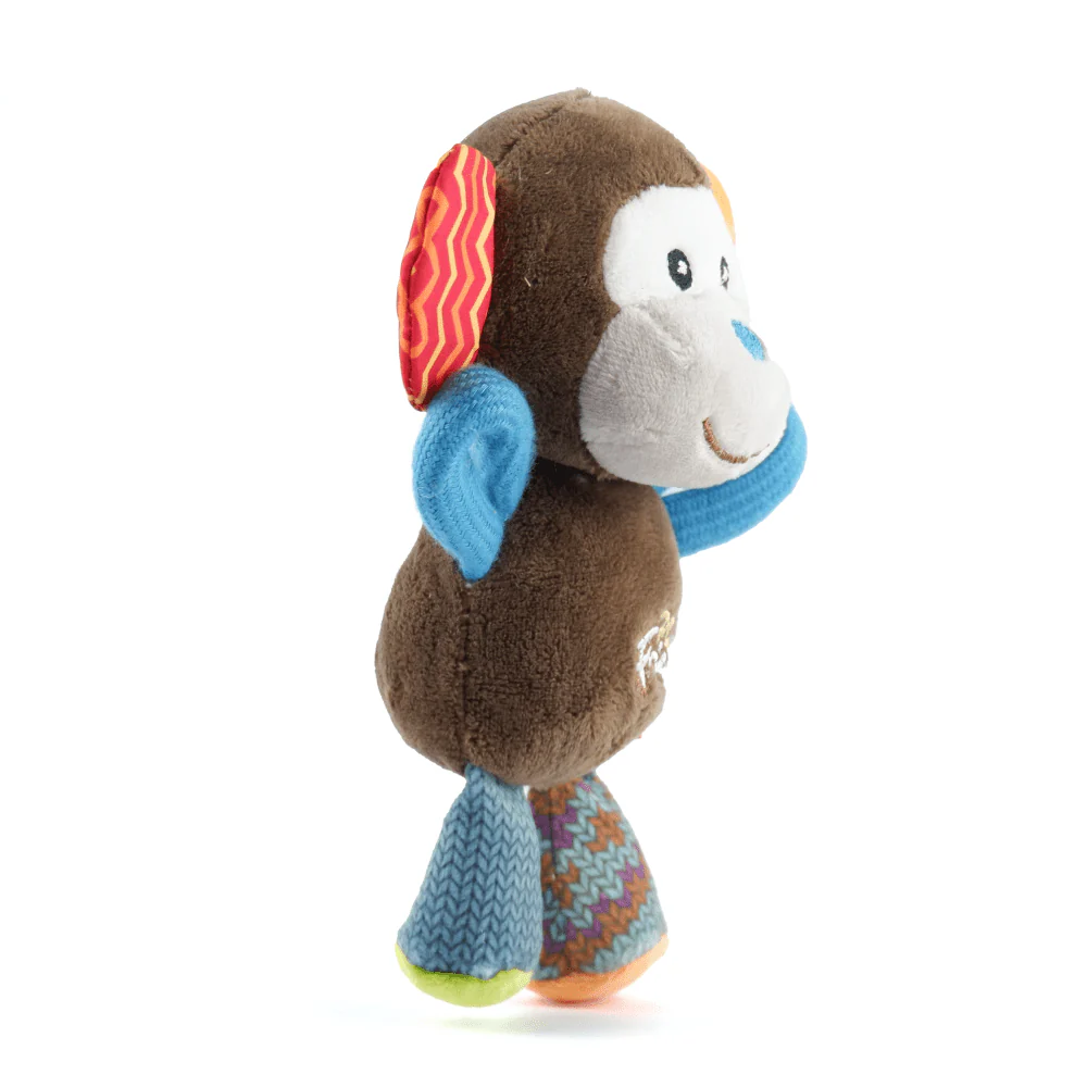 GiGwi Plush Friendz Monkey Squeaker Inside Plush Toy for Dogs - Image 7