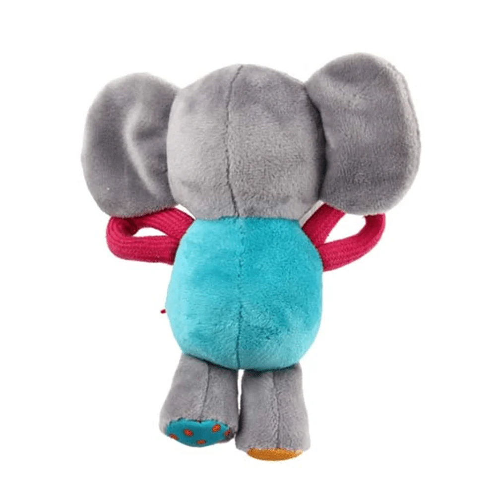 GiGwi Plush Friendz with Squeaker Elephant Toy for Dogs | For Soft Chewers - Image 4