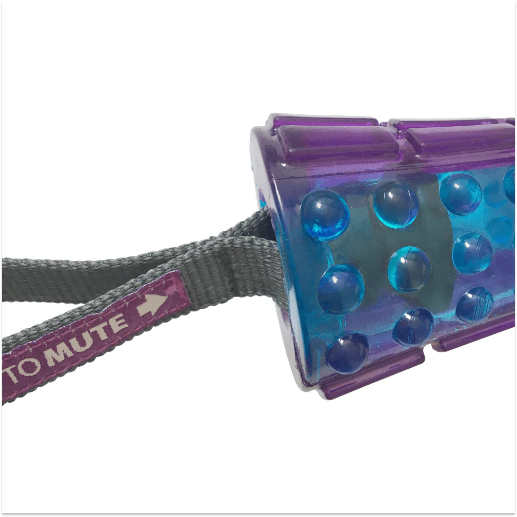 GiGwi Push To Mute Johnny Stick for Dogs (Purple/Blue) - Image 5