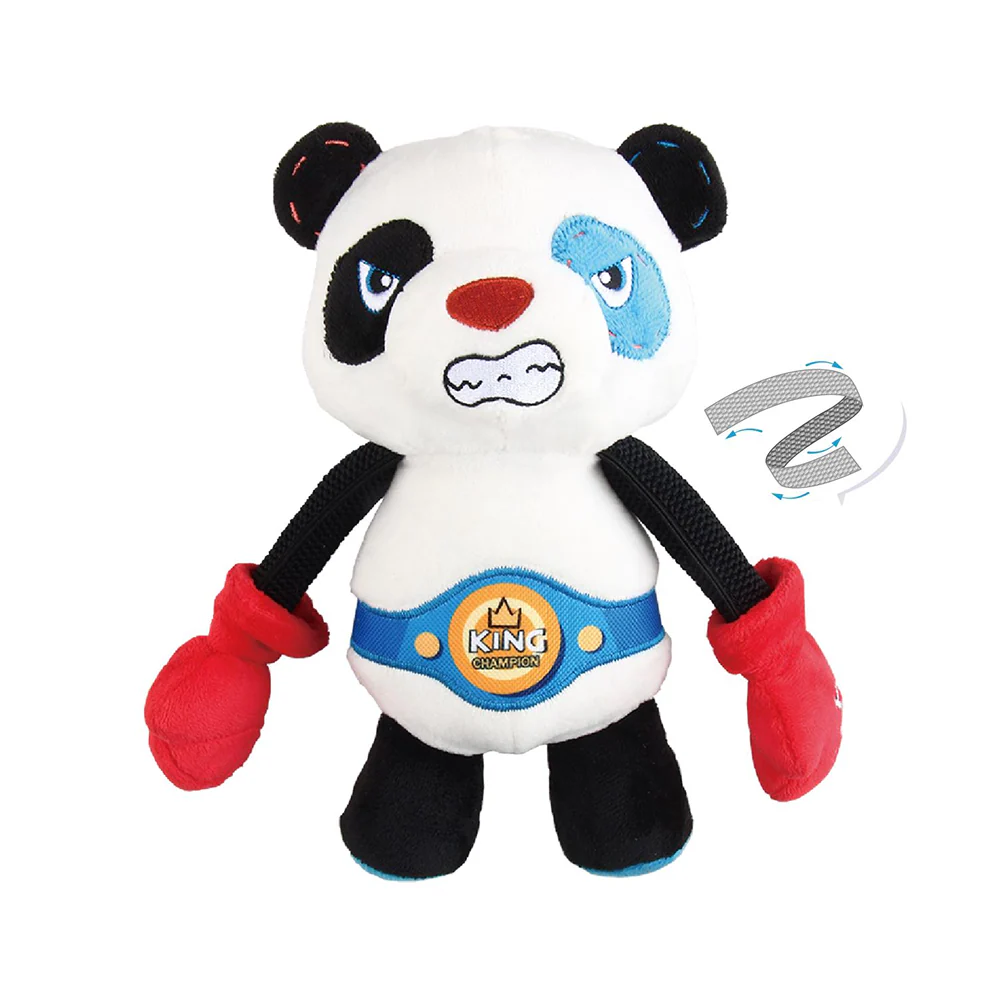 GiGwi Rock Zoo King Boxer Panda Toy for Dogs - Image 3