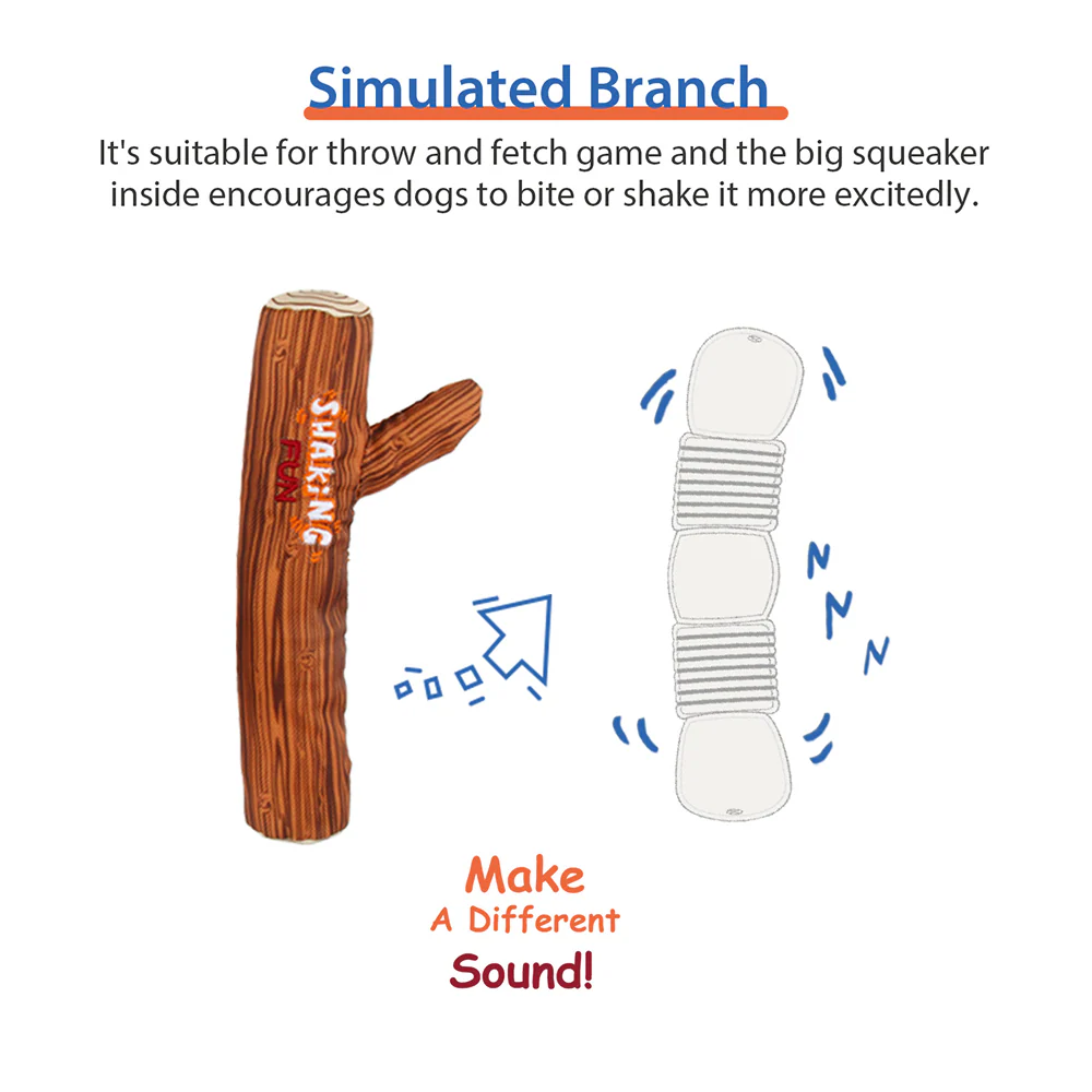 GiGwi Shaking Fun Koala Toy for Dogs (Brown/Grey) - Image 3