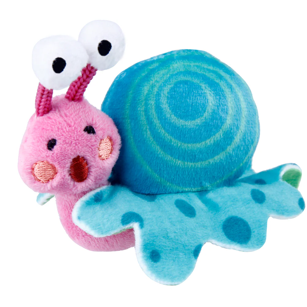 GiGwi Shinning Friends Snail with LED light and Catnip inside Toy for Cats - Image 5