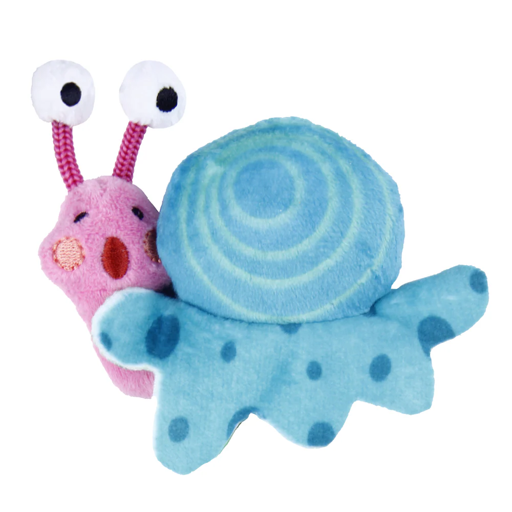 GiGwi Shinning Friends Snail with LED light and Catnip inside Toy for Cats - Image 7