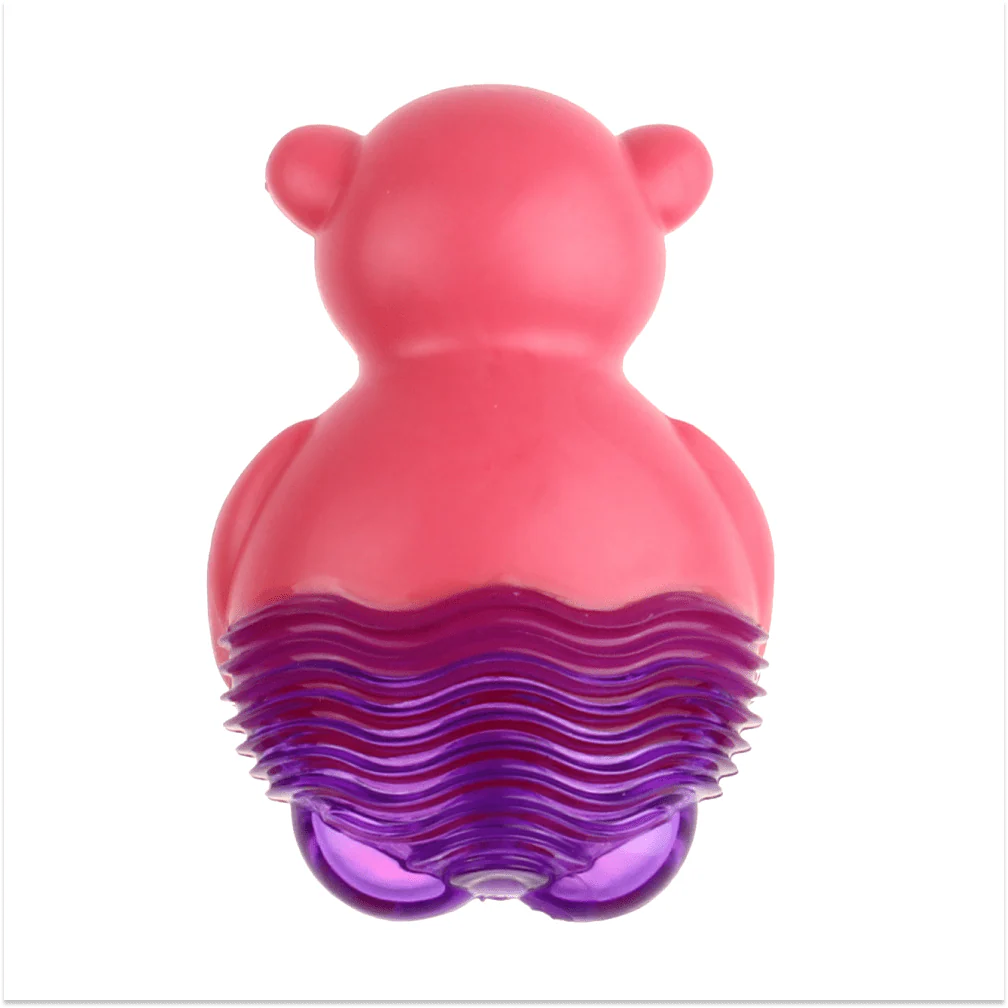GiGwi Suppa Puppa Bear Toy for Dogs (Pink & Purple) - Image 5