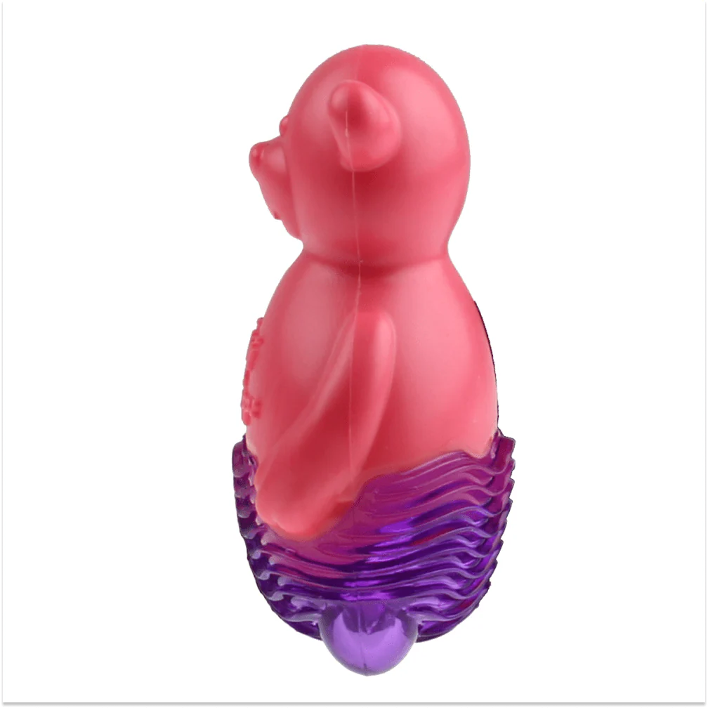 GiGwi Suppa Puppa Bear Toy for Dogs (Pink & Purple) - Image 6